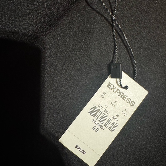 Express editor skyscraper mid rise pants black - Picture 4 of 7